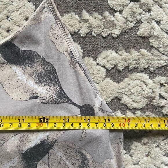 Patagonia Edisto Dress Latticeback Gray Flying Geese Print Built in Bra - Picture 5 of 6